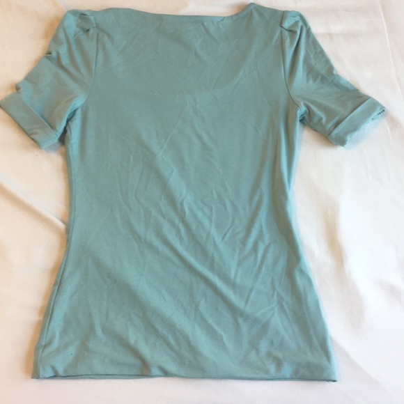 WHBM Scoop Neck Elbow-Sleeve Knit Top, XXS - Picture 6 of 8